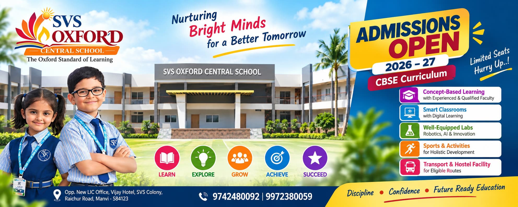 SVS School Banner